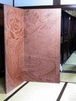 ショッピング ‐ 和風パーテーション（間仕切り）－衝立【井波彫刻】